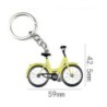 Bicicleta amarela - chaveiro de metal