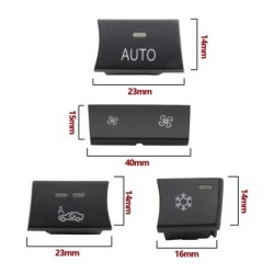Botões do painel do carro - ar condicionado - controle de ventilação - botão AC - para BMW 1 3 X1 X3