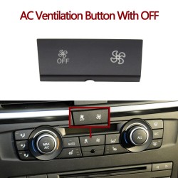 Botões do painel do carro - ar condicionado - controle de ventilação - botão AC - para BMW 1 3 X1 X3