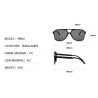 Óculos de sol vintage da moda - grandes - estilo piloto - UV400