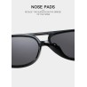 Óculos de sol vintage da moda - grandes - estilo piloto - UV400