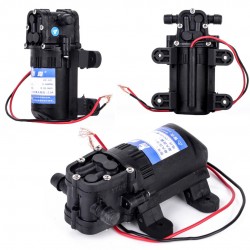 Bomba de água de diafragma elétrica - DC 12V - 70 PSI - 3,5L/Min