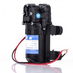 Bomba de água de diafragma elétrica - DC 12V - 70 PSI - 3,5L/Min