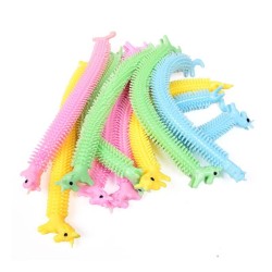 Unicórnio macio - borracha elástica - puxar corda - brinquedo