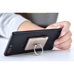 Suporte universal para telefone 2 em 1 - com isqueiro - anel ajustável - carregamento USB