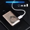 Suporte universal para telefone 2 em 1 - com isqueiro - anel ajustável - carregamento USB