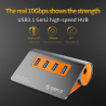ORICO USB 3.1 Gen2 HUB - aluminum USB HUB PC splitter - 10Gbps high speed - 4 portsHubs