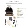 Multifunctional leather bag - shoulder strap - waist buckleBags