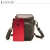 Multifunctional leather bag - shoulder strap - waist buckleBags