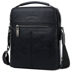 JEEP BULUO - bolsa de ombro de couro masculina - com carteira