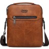 JEEP BULUO - bolsa de ombro de couro masculina - com carteira