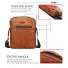 JEEP BULUO - bolsa de ombro de couro masculina - com carteira