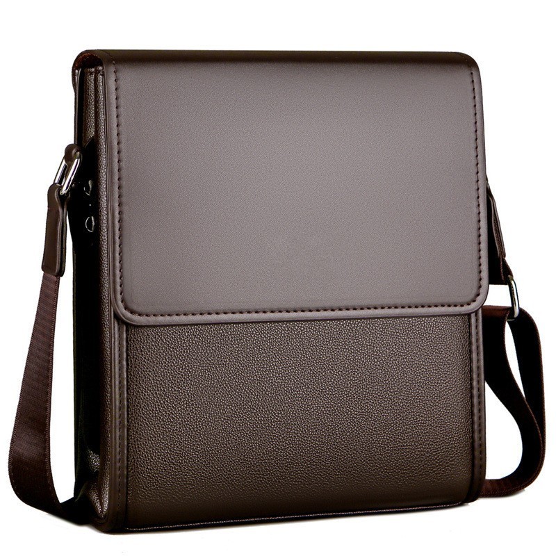 Bolsa de ombro vintage - pasta de couro