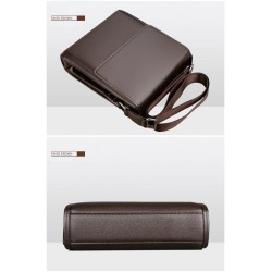 Bolsa de ombro vintage - pasta de couro