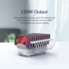 ORICO - carregador USB de 10 portas - docking station - com suporte - 120W 5V2.4A*10