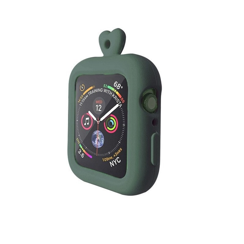 Capa de silicone para Apple Watch - com colar - 38mm - 40mm - 42mm - 44mm