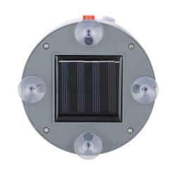 Lâmpada exterminadora de mosquitos - com ventosas - movida a energia solar - interna / externa