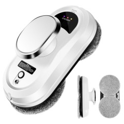 Limpador de vidros elétrico - robô aspirador - com controle remoto