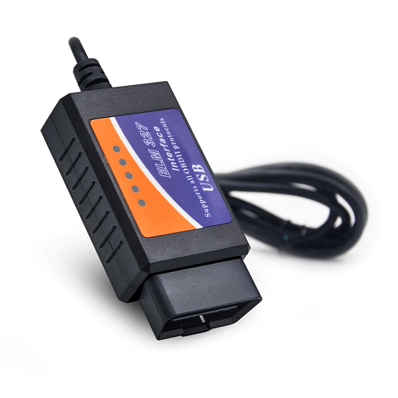 Leitura automática de código OBDII OBD2 via USB - leia a mensagem de erro - diagnóstico - ELM327 ELM 327