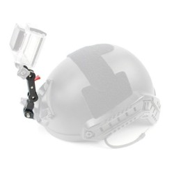Braço de alumínio - suporte para capacete - ajuste de 360 graus - para GoPro