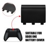 Controle do Xbox One - estojo da tampa da bateria - preto