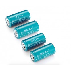3.7V 1200mAh - CR123A/16340 li-ion battery - rechargeable - 2 piecesBattery