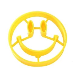 Modelador de ovo de silicone - panqueca - rosto sorridente