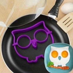 Moldador de ovo de silicone - panqueca - coruja
