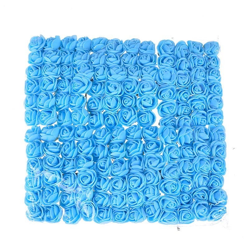 Rosas artificiais - feitas de espuma - para decoração - 2cm - 144 peças