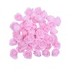 Rosas artificiais - feitas de espuma - para decoração - 3 cm