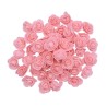 Rosas artificiais - feitas de espuma - para decoração - 3 cm
