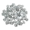 Rosas artificiais - feitas de espuma - para decoração - 3 cm