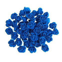 Rosas artificiais - feitas de espuma - para decoração - 3 cm