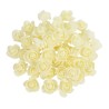 Rosas artificiais - feitas de espuma - para decoração - 3 cm