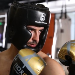 Protective boxing helmet - training equipment - kids - adultsEquipment
