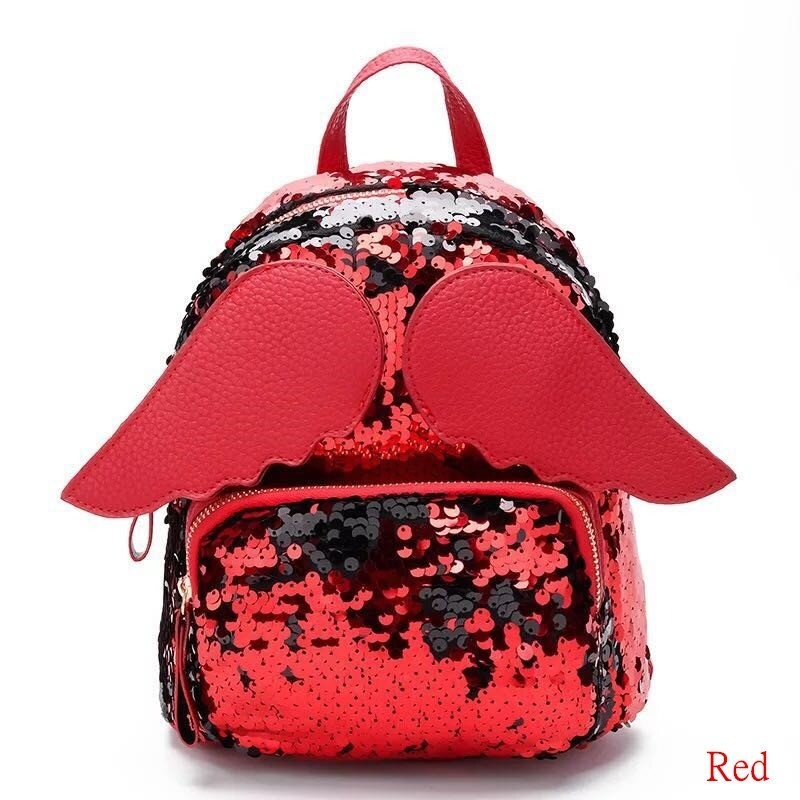 Mini sequin backpack - with angel wingsBackpacks