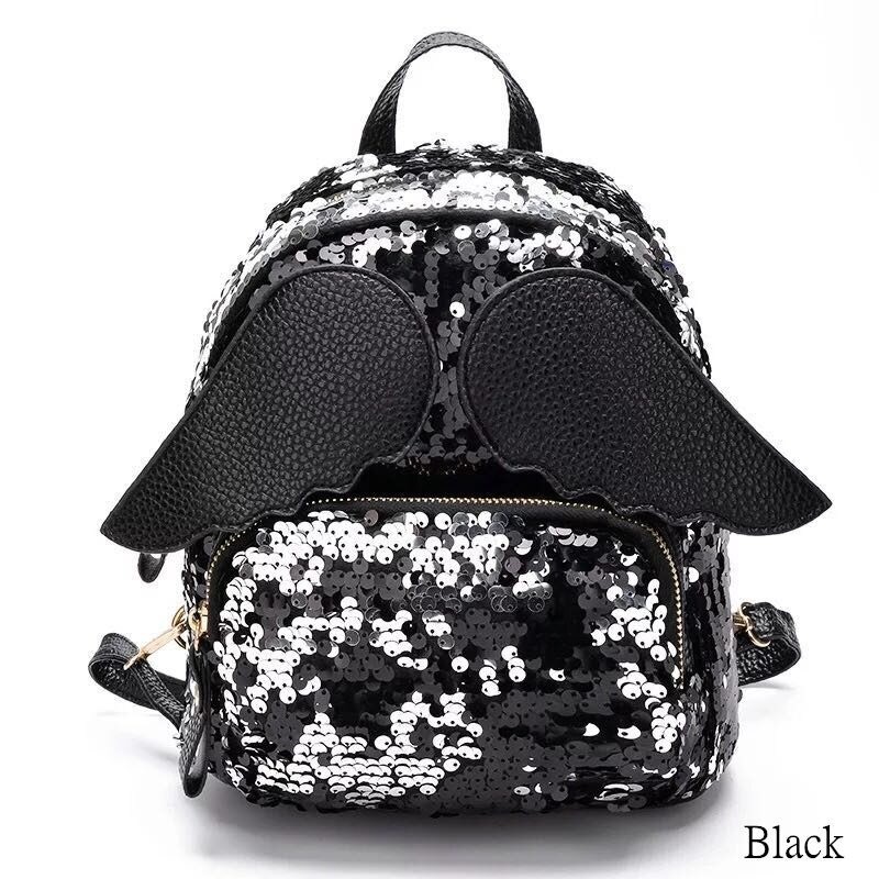 Mini sequin backpack - with angel wingsBackpacks