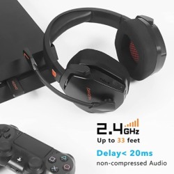 NUBWO G06 - 2.4GHz - 3.5mm - gaming headphones - wireless headset - Bluetooth - noise reduction - with microphoneHeadsets