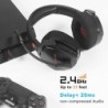 NUBWO G06 - 2.4GHz - 3.5mm - gaming headphones - wireless headset - Bluetooth - noise reduction - with microphoneHeadsets