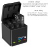Bateria de iões de lítio de 1680mAh - com carregador - para GoPro Hero 5/6/7