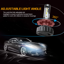 Luzes LED Zdatt - H1 H4 H7 H8 H9 H11 HB3 9005 9006 - lâmpadas de carro - 12000LM 100W 6000K 12V
