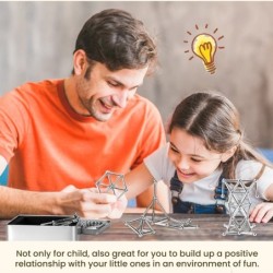 Bolas / bastões magnéticos - blocos de construção - conjunto de construção - brinquedo educativo