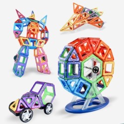 Tijolos de construção magnéticos - conjunto de construção - tamanho grande - brinquedo educativo