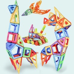 Tijolos de construção magnéticos - conjunto de construção - tamanho grande - brinquedo educativo