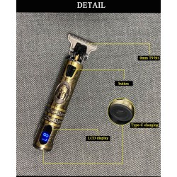 Electric hair trimmer - shaver - USB - Buddha / dragon designHair trimmers