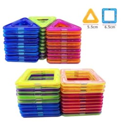 Blocos de construção magnéticos - conjunto de construção - tamanho grande - brinquedo educativo