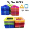 Blocos de construção magnéticos - conjunto de construção - tamanho grande - brinquedo educativo