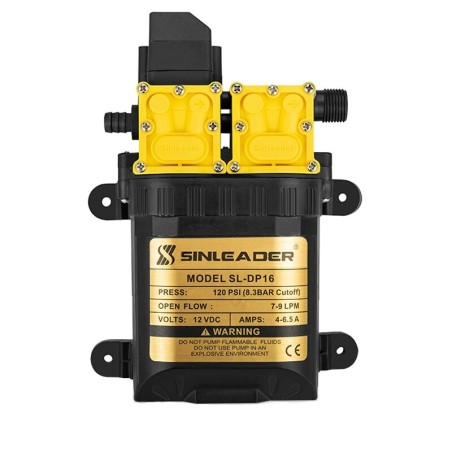 Bomba de água de diafragma elétrica - alta pressão - 120 psi 7-9LPM - 130psi 10-12LPM