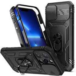 Protective cover case - camera lens cover - heavy duty bumper - 360 rotatable kickstand - for iPhoneProtection