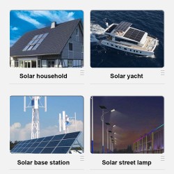 MPPT Solar charge - controlador de descarga - regulador - tela de toque LCD - para bateria de 12V 24V 48V 60V 72V 96